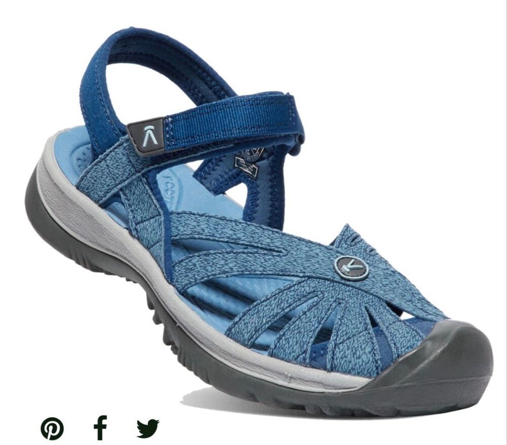 KEEN Rose Blue Opal/Provincial Blue Sport Sandals Women's Closed Toe Outdoor Hik